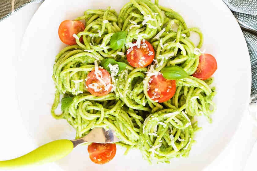 Зелени спагети 